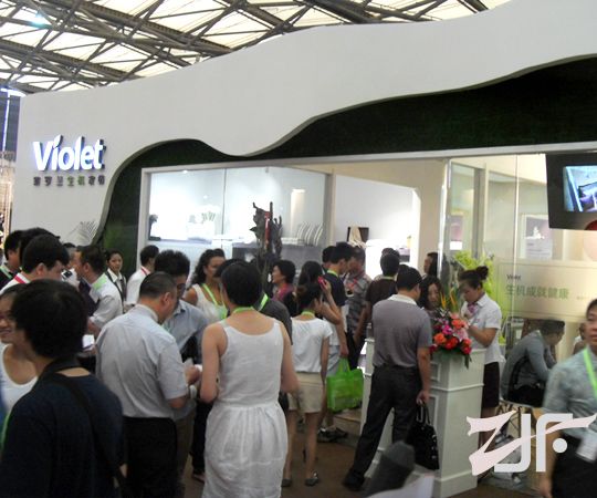 紫罗兰家纺绽放2012上海国际家纺展