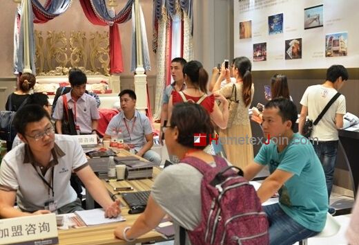 摩力克布艺闪耀2014深圳家纺展 