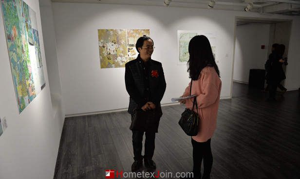 "海宁家纺杯"优秀作品全国巡展湖北美院站开幕