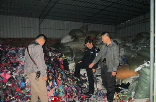 广东茂名警方捣毁重大“黑心棉被”生产工场