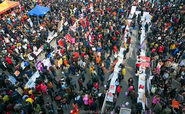 叠石桥家纺市场新一年“招工大战”火热上演