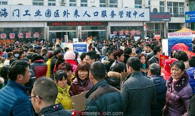 叠石桥市场吸引大批人口涌入  海门园区有效管理见成效